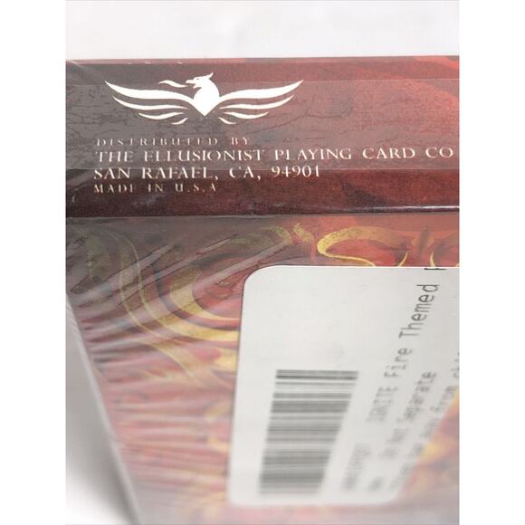 Ellusionist Ignite Red Deck Playing Cards 2014 Sealed Fire Theme Magic - Picture 8 of 8